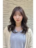 暗髪スモーキーグレージュ.