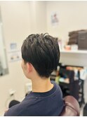 スッキリ刈り上げツーブロック^ ^