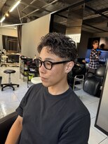 アイズ 海老名(AIZU)&nbsp;リバースパーマ　短髪パーマ　海老名パーマ　フェードカット