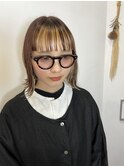 インナーカラーボブ