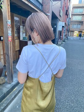 ネルケ 立川(nelke) 切りっぱなしボブ くびれボブ タッセルボブ  美髪 立川