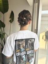 美容室 アイディー i-dee ふわふわなシニヨン