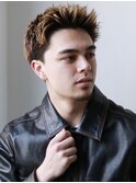men's/メンズ/スパイキーショート/フェード/ニュアンスパーマ