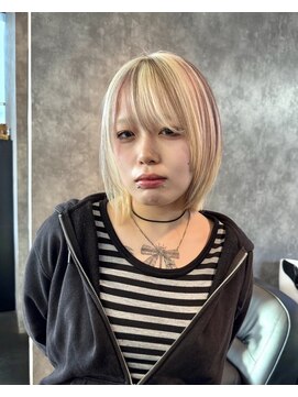 ヌル 神宮前店(Null) セクションカラー/ケアブリーチ/ブリーチカラー/神宮前/表参道