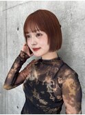 ☆【春日】オリーブグレー/ボブ/ココアベージュ/黒髪/小顔102