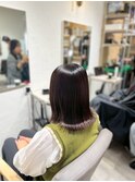 髪質改善縮毛矯正×似合わせカット【ボブ】