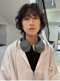 北野MEN’S/リバースセンターパート/ニュアンスパーマ/名駅