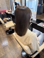 スタイル 皆実店(STYLE) オリーブ/グレージュ/ミディアム/オージュア/髪質改善バイカルテ