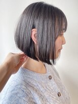 モリオフロムロンドン 原宿本店(morio from London)&nbsp;【morio 原宿】前下がりボブ　ストレート　グレージュ
