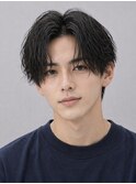 Hale波巻きツイストスパイラルパーマ刈り上げセンターパート原宿