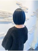 切りっぱなしボブ