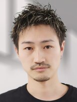 リップス 表参道店(LIPPS) ツーブロック刈り上げ黒髪短髪アップバングショート