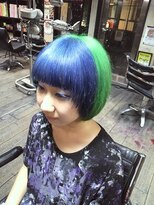 トリックストア(TRICK STORE)&nbsp;ヘアカラーブルー＆グリーン