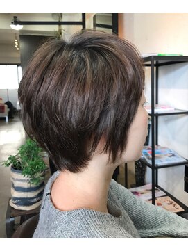 グラス ヘアー(glass.hair) ナチュラルショートヘア