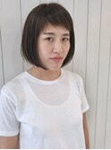 42.ボブ×ショートバング×ハイライト
