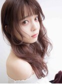 シースルーバングAラインモテ髪ロング
