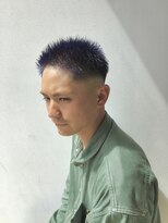 ラフ バイ マグ 南松本(R.A.F. by Mag)&nbsp;【R.A.F】ブルーベリーショートフェードスタイル