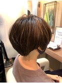 [momp repos]マッシュショート/コンパクトボブ/ひし形ボブ