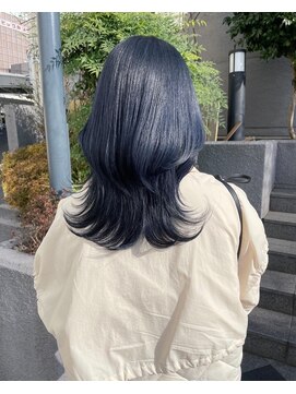 ロージアバイアルティナ(ROSIER by artina) アッシュブラック_ウルフ_ブルーグレージュ_@artina_hair_group