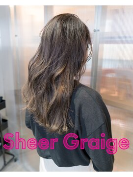 フィッツコア(FITS CORE) 透ける透明感のシアーグレージュ