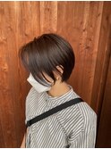 大人ショート×アッシュカラー/刈り上げショート◎30代40代50代