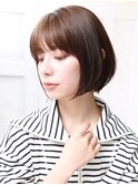 大人可愛い小顔美髪ツヤ髪大人ショートボブナチュラルボブA5