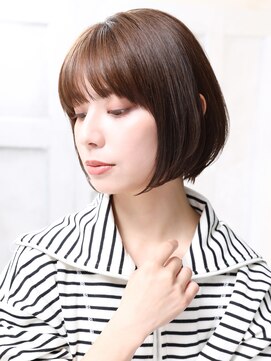 クラッチムク 博多口(CLUTCH muk.) 大人可愛い小顔美髪ツヤ髪大人ショートボブナチュラルボブA5