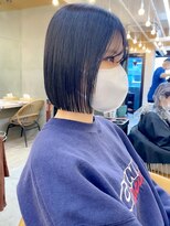ロンドシエル 横浜(Lond ciel)&nbsp;顔周り韓国ボブ前髪×ショコラアッシュ【横浜】