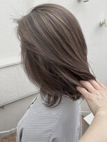 ネイビー(Navy)&nbsp;大人なハイライト「アッシュラベンダーペール」