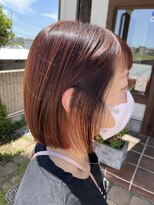 ライチェンド(Reizend)&nbsp;オレンジカラーのコンパクトボブ