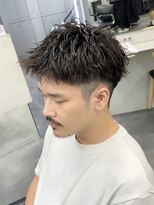 フィフス 渋谷(fifth)&nbsp;ビジネスショート刈り上げアップバングツイストスパイラルパーマ