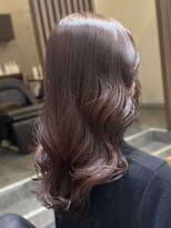 アトリエコア(Atelier Coa)&nbsp;髪質改善トリートメントミルクティーベージュカラーくびれヘア