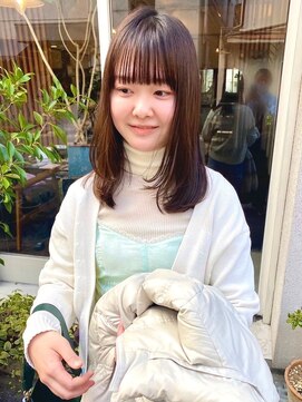 モク 大阪梅田店(MOK) 【サイドレイヤー】まとまるセミロング