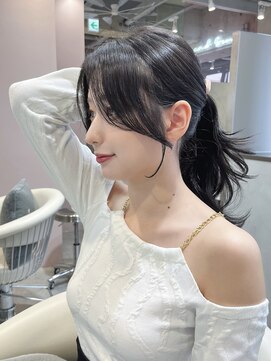 グロー 大宮(GLROW) □ 韓国大宮顔周りレイヤーカット大人可愛い前髪カット