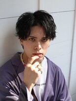 ドットトウキョウ 横浜店(dot.tokyo)&nbsp;波巻きツイストスパイラルパーマ/センターパート