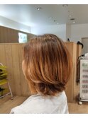 ミディアムボブスタイル