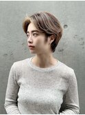 ショートヘアのフェイスフレーミング