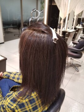 ミック ヘアアンドメイクアップ 高田店(miq Hair&Make up) 縮毛矯正/髪質改善ストレート/艶感ヘア/ナチュラルストレート