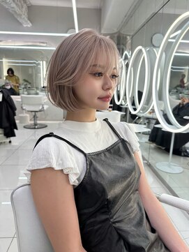 ガガ 心斎橋(GAGA) 韓国/ハイトーンカラー/ワンホンヘア/レイヤーカット/髪質改善