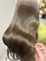 ジーナ 千葉 2nd(Zina)&nbsp;【Zinaハセガワ】髪質改善オリーブベージュ×韓国ウェーブ