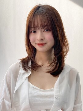 エトラ 渋谷店(etora) 小顔 フェミニンロング メルティーカラー 似合わせカット"