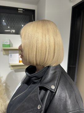 ハピネス 梅田茶屋町店(HAPPINESS) 韓国カラー　ダブルカラー　ブロンズベージュ