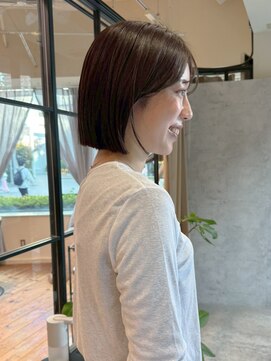 リュミエ ドゥ マッシュ(Lumier de mashu) ミニボブ×オリーブグレージュ