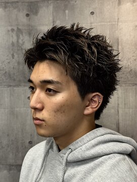 メゾンフォーメン 心斎橋店(Maison for men) スパイキーショート@midori_maison