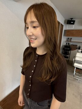 スケール(SCALE) 透け感バング×レイヤーロング