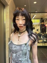 ユーリ(JUURI)&nbsp;ボルドー/インナーカラー/シルバー/顔周りカット