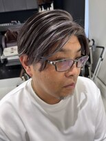 バース 梅田中崎町店(BIRTH)&nbsp;50代40代白髪ぼかしシルバーメッシュバレイヤージュ