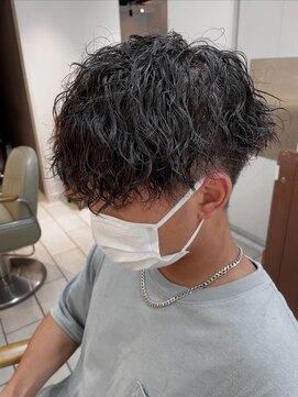 キャンバス バイ ネオリーブ 横浜西口(Canvas by neo.) 横浜★ツイストスパイラルパーマメンズパーママッシュ