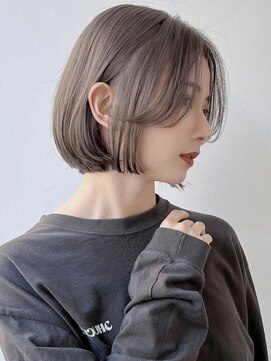 セイドット リー(Say. Ree) say.ショートボブひし形ショートオリーブグレーアッシュブランド