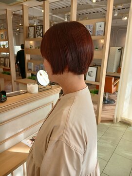 ラボヌールヘアーグレース 門前仲町店(La Bonheur hair grace) 【grace三瓶】大人気ミニショート/レッドブラウン
